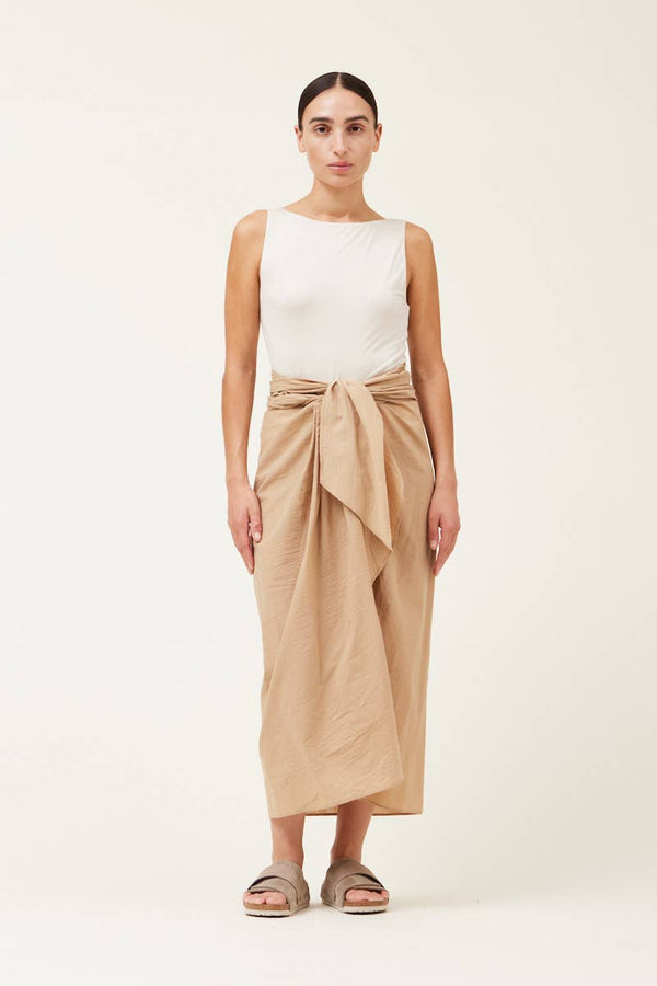 COTTON SARONG SKIRT