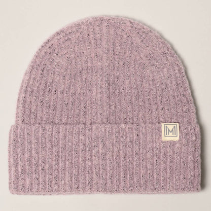 Soft Basic Ribbed Knit Cuff Beanie Hat: ONE SIZE / DENIM BLUE-NEW