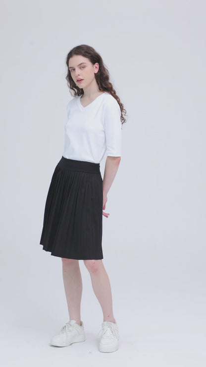 MM MINI PLEATS - BLACK