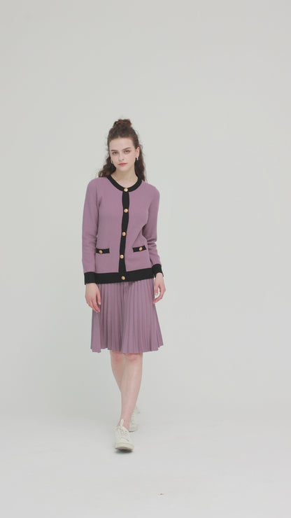 MM YEAR ROUND PLEATED - DUSTY LAVENDER