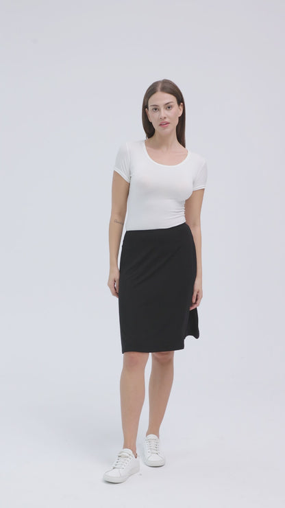 MM SWAY SKIRT - BLACK.