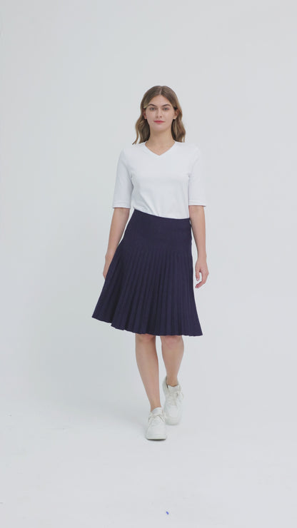MM YEAR ROUND PLEATED - DENIM WASH.