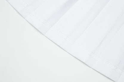 MM MINI PLEATS - WHITE.