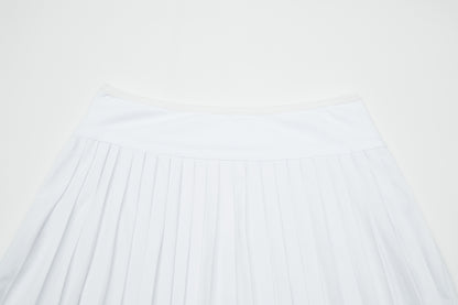 MM MINI PLEATS - WHITE.