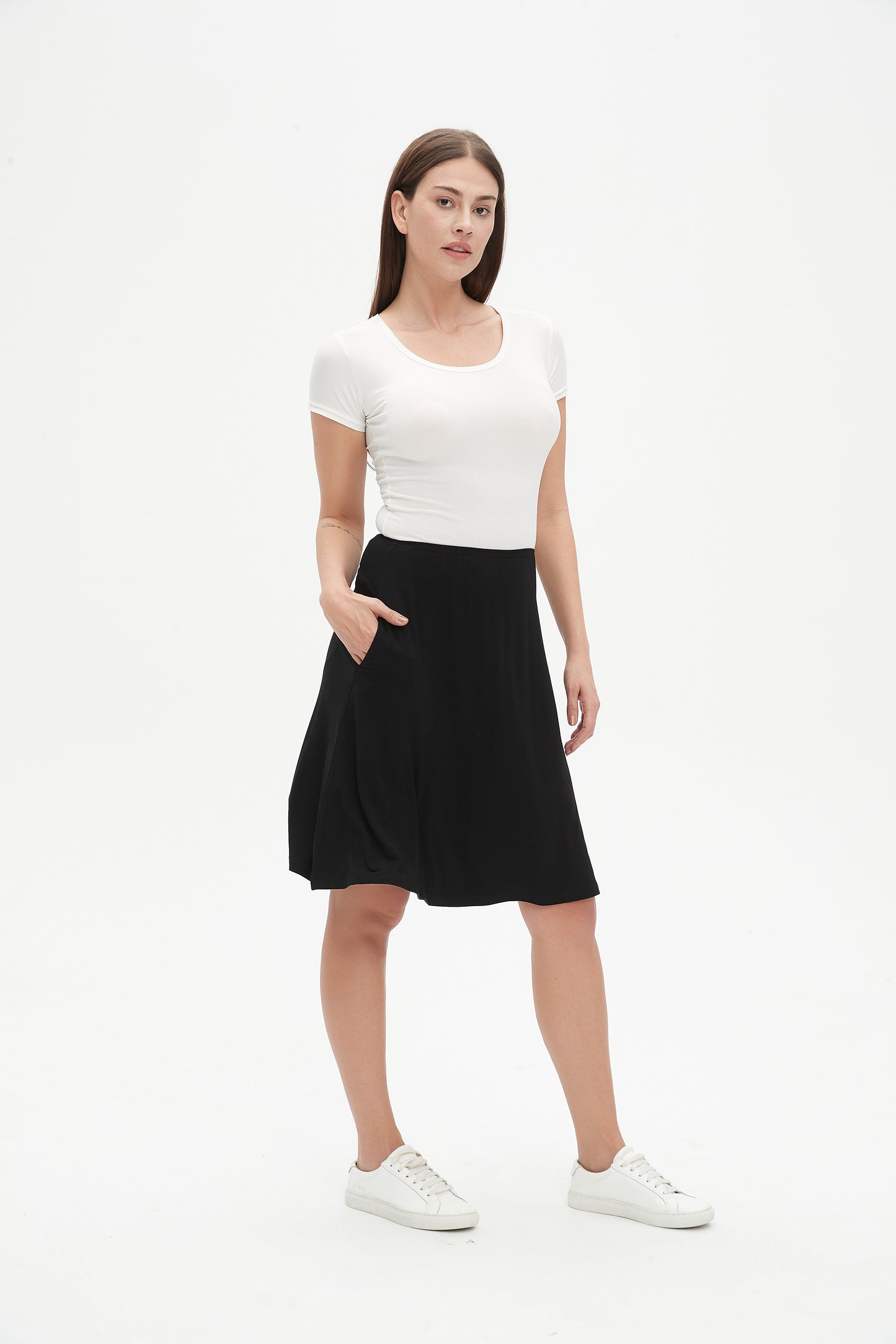 MM SWAY SKIRT - BLACK.