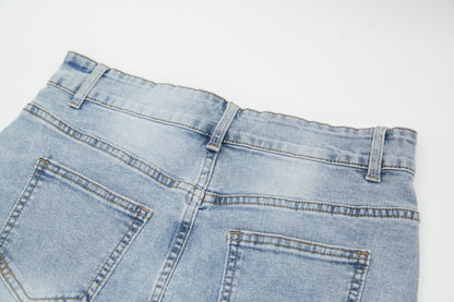 ACID WASH DENIM PERFECTION SKIRT byMM