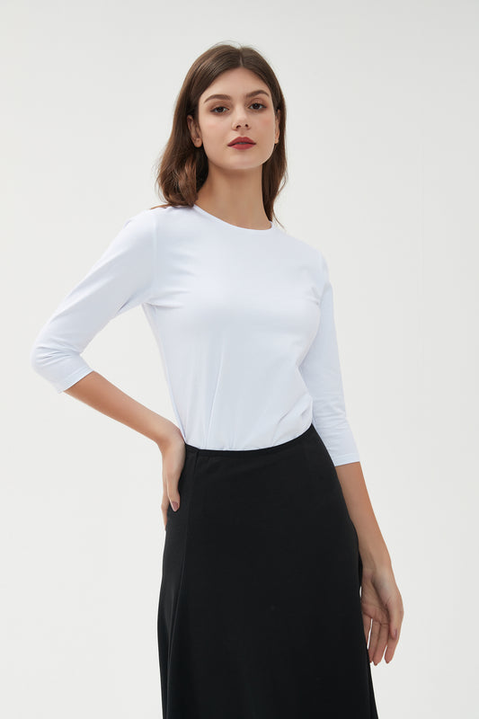 COTTON WHITE T byMM
