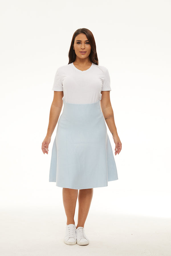 MM PURPLE LABEL - YR RND SKY BLUE (PLUS SIZE)