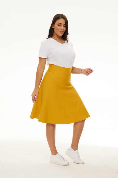 MM PURPLE LABEL - YR RND MUSTARD (PLUS SIZE)