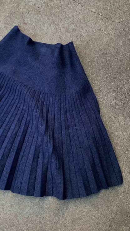 MM YEAR ROUND PLEATED - DENIM WASH.