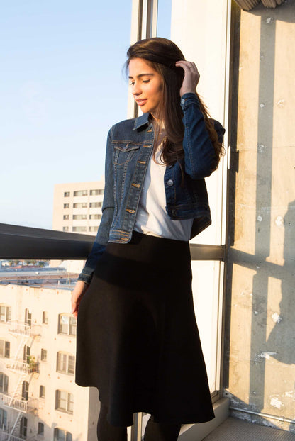 AMAZING MM SKIRT - YEAR ROUND BLACK - Mia Mod