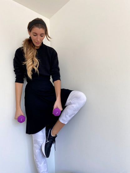 MM SWAY SKIRT - BLACK.