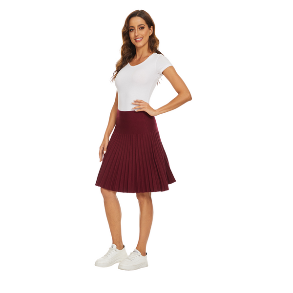 MM YEAR ROUND PLEATED - MAROON