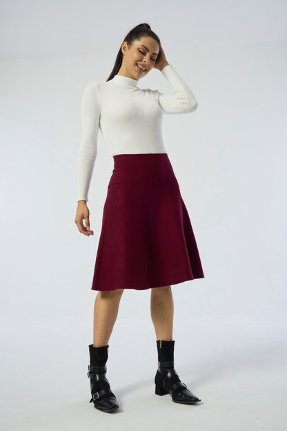 AMAZING MM SKIRT YR RND DARK MAROON