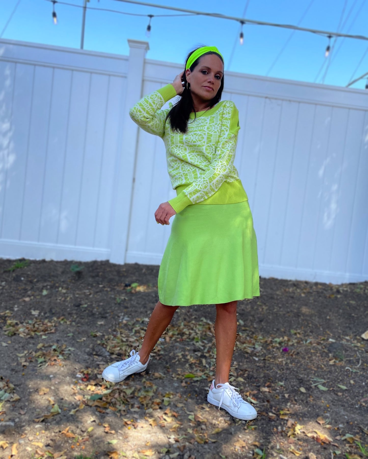 AMAZING MM SKIRT - SUMMER STYLE TENNIS GREEN