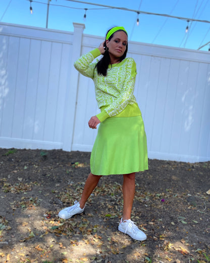 AMAZING MM SKIRT - SUMMER STYLE TENNIS GREEN