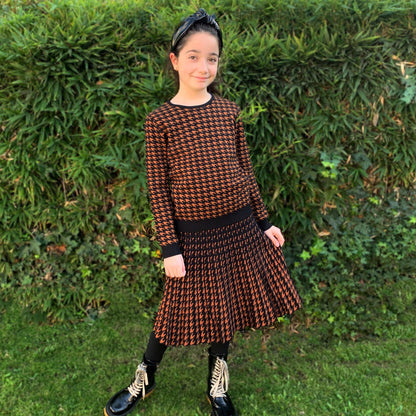 MM JR THE LUX HOUNDSTOOTH SET (SOLD AS SEPARATED)