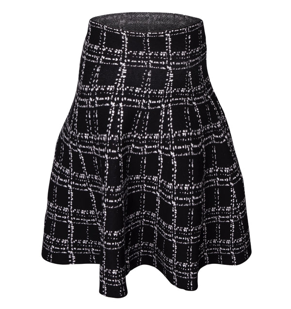 AMAZING MM SKIRT - YR RND BLACK TWEED