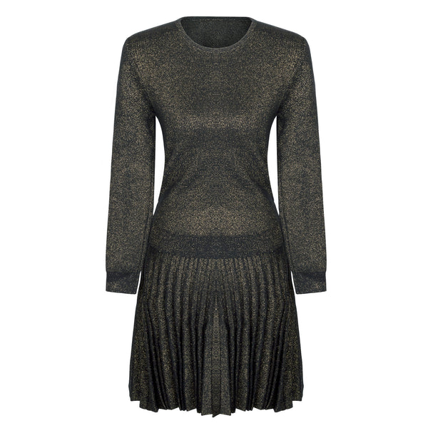 MM TOP - BLACK GOLD LUREX